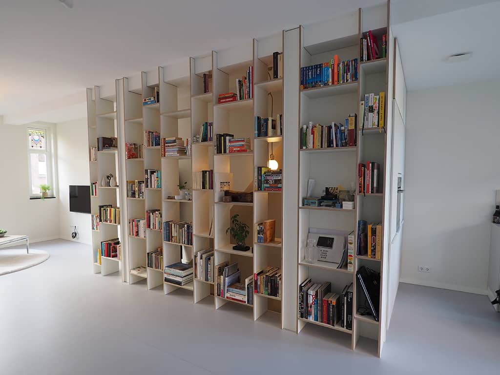 roomdivider boekenkast